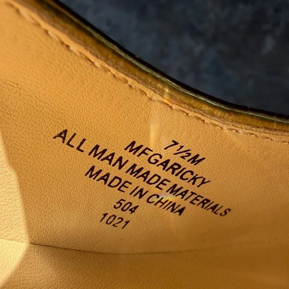 Marc Fisher Silver Glitter Pumps Pointed Toe Stiletto Wedding Party Heals 7.5 - Picture 11 of 14